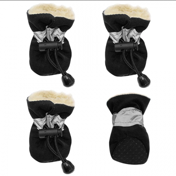 Winter non-slip shoes for dogs, 4 pcs