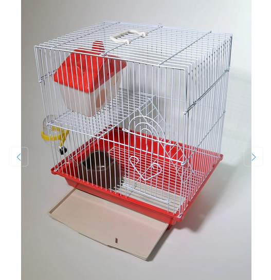 Ekia Hamster cage (wheel, house, drinking bowl)
